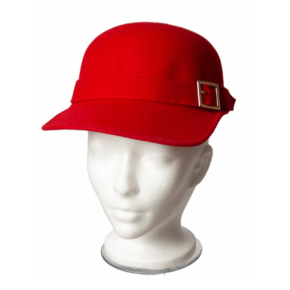 Red Filippo Catarzi Italian Women's Hat